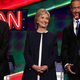 Democratic presidential candidates Bernie Sanders, Hillary Clinton and Martin O’Malley take the stage in Las Vegas Oct. 13, 2015, for a presidential debate sponsored by CNN and Facebook.
Alex Wong/Getty Images